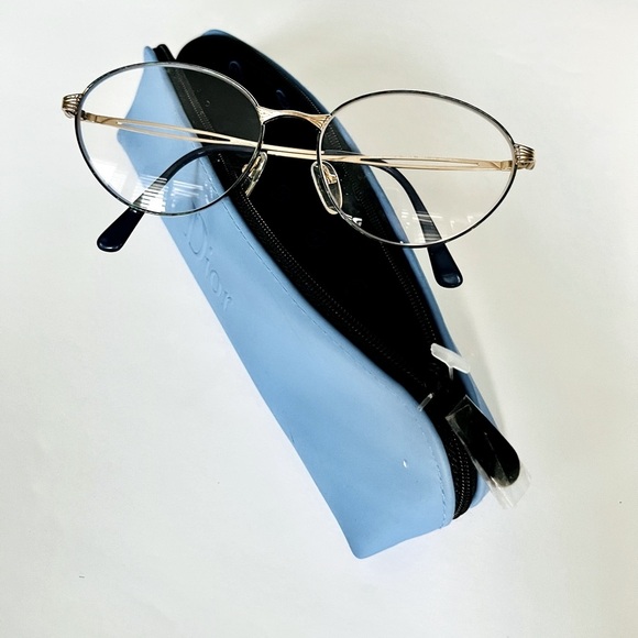 Christian Dior Authentic &Vintage Pale gold metal frames Replaceable Rx lenses - Picture 2 of 12